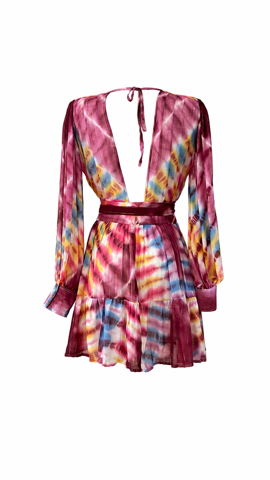 Baja Dress — Tie-Dye Cotton Mini Dress